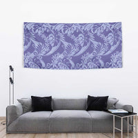 Tahiti Vareau Tiare Floral Tapestry Monstera Palm Tropical Leaves - Polynesian Pride