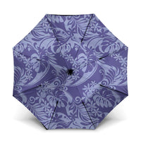 Tahiti Vareau Tiare Floral Umbrella Monstera Palm Tropical Leaves - Polynesian Pride