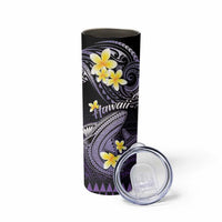 Hawaii Skinny Tumbler Polynesian Shark with Kakau Purple Version