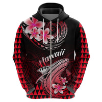 Hawaii Hoodie Polynesian Shark with Kakau Red Version LT01 - Polynesian Pride