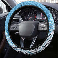 Fiji Rugby Bati Steering Wheel Cover Tapa Pattern LT01 - Polynesian Pride