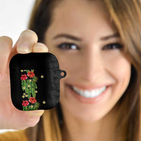 Hawaiian Hibiscus Plumeria AirPods Case Tropical Leaves