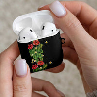 Hawaiian Hibiscus Plumeria AirPods Case Tropical Leaves