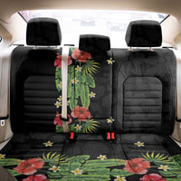 Hawaiian Hibiscus Plumeria Back Car Seat Cover Tropical Leaves