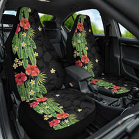 Hawaiian Hibiscus Plumeria Car Seat Cover Tropical Leaves