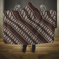 Yogyakarta Parang Batik Motifs Hooded Blanket Indonesian Traditional Pattern