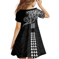 Hawaii Valentine Family Matching Short Sleeve Bodycon Dress and Hawaiian Shirt Kakau Polynesian Heart LT01 - Polynesian Pride