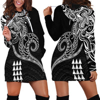 Hawaii Valentine Hoodie Dress Kakau Polynesian Heart LT01 - Polynesian Pride