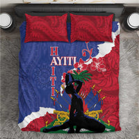 Haiti Le Marron Inconnu Bedding Set Dashiki Mix Polynesian Pattern