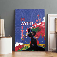 Haiti Le Marron Inconnu Canvas Wall Art Dashiki Mix Polynesian Pattern