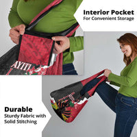 Ayiti Neg Marron Grocery Bag Dashiki Mix Polynesian Pattern