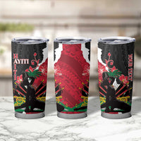 Personalised Ayiti Neg Marron Tumbler Cup Dashiki Mix Polynesian Pattern