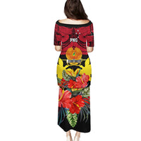 Papua New Guinea Puletasi Bird Of Paradise Mix Polynesian Pattern LT01 - Polynesian Pride