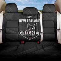 New Zealand Cricket Back Car Seat Cover Aotearoa Black Cap Come On LT01 One Size Black - Polynesian Pride
