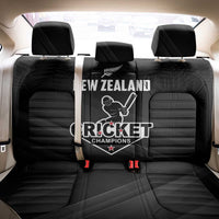 New Zealand Cricket Back Car Seat Cover Aotearoa Black Cap Come On LT01 - Polynesian Pride