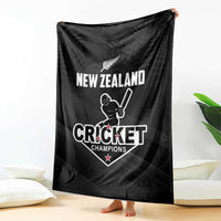 New Zealand Cricket Blanket Aotearoa Black Cap Come On