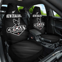 New Zealand Cricket Car Seat Cover Aotearoa Black Cap Come On LT01 One Size Black - Polynesian Pride