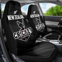 New Zealand Cricket Car Seat Cover Aotearoa Black Cap Come On LT01 - Polynesian Pride