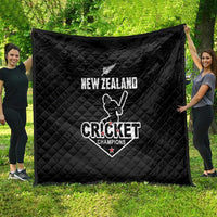 New Zealand Cricket Quilt Aotearoa Black Cap Come On LT01 - Polynesian Pride