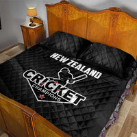 New Zealand Cricket Quilt Bed Set Aotearoa Black Cap Come On