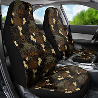 Javanese Batik Semen Car Seat Cover Indonesian Traditional Pattern