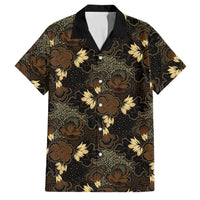 Javanese Batik Semen Family Matching Long Sleeve Bodycon Dress and Hawaiian Shirt Indonesian Traditional Pattern