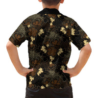 Javanese Batik Semen Family Matching Puletasi and Hawaiian Shirt Indonesian Traditional Pattern