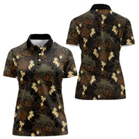 Javanese Batik Semen Women Polo Shirt Indonesian Traditional Pattern