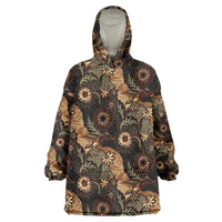 Batik Pedalaman Semen Lereng Style Wearable Blanket Hoodie Indonesian Traditional Pattern