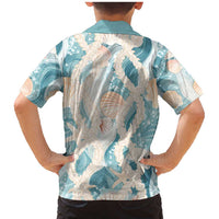 Hawaii Lei Seashells Starfish Family Matching Mermaid Dress and Hawaiian Shirt Fresh Summer Vibe - Polynesian Pride