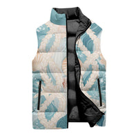 Hawaii Lei Seashells Starfish Sleeveless Puffer Jacket Fresh Summer Vibe - Polynesian Pride