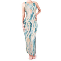 Hawaii Lei Seashells Starfish Tank Maxi Dress Fresh Summer Vibe - Polynesian Pride