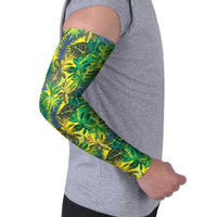 Hawaii Summer Tropical Leaves Arm Sleeves - Polynesian Pride