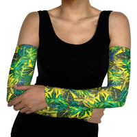 Hawaii Summer Tropical Leaves Arm Sleeves - Polynesian Pride