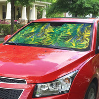 Hawaii Summer Tropical Leaves Auto Sun Shade - Polynesian Pride