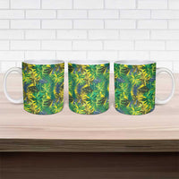 Hawaii Summer Tropical Leaves Ceramic Mug - Polynesian Pride