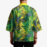 Hawaii Summer Tropical Leaves Kimono - Polynesian Pride