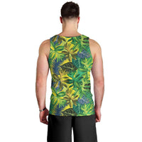 Hawaii Summer Tropical Leaves Men Tank Top - Polynesian Pride