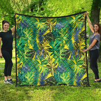 Hawaii Summer Tropical Leaves Quilt - Polynesian Pride