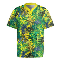 Hawaii Summer Tropical Leaves Rugby Jersey - Polynesian Pride
