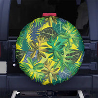Hawaii Summer Tropical Leaves Spare Tire Cover - Polynesian Pride