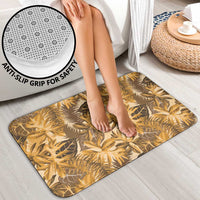 Hawaii Gold Tropical Leaves Bathroom Set - Polynesian Pride