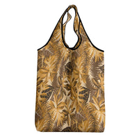 Hawaii Gold Tropical Leaves Grocery Bag - Polynesian Pride
