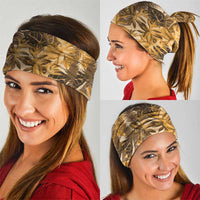 Hawaii Gold Tropical Leaves Neck Gaiter LT01 - Polynesian Pride