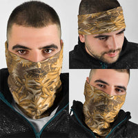 Hawaii Gold Tropical Leaves Neck Gaiter LT01 - Polynesian Pride