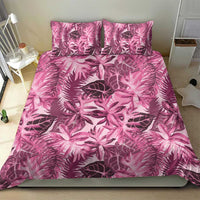 Hawaii Pink Tropical Leaves Bedding Set - Polynesian Pride