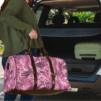 Hawaii Pink Tropical Leaves Travel Bag - Polynesian Pride