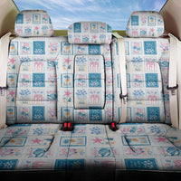 Hawaii Coastal Summer Postcard Back Car Seat Cover