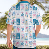 Hawaii Coastal Summer Postcard Hawaiian Shirt