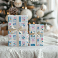 Hawaii Coastal Summer Postcard Wrapping Paper